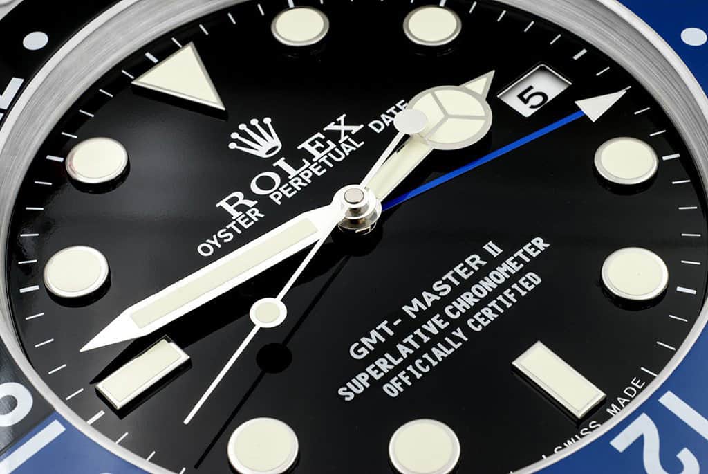 ROLEX WALL CLOCK – GMT MASTER II BATMAN