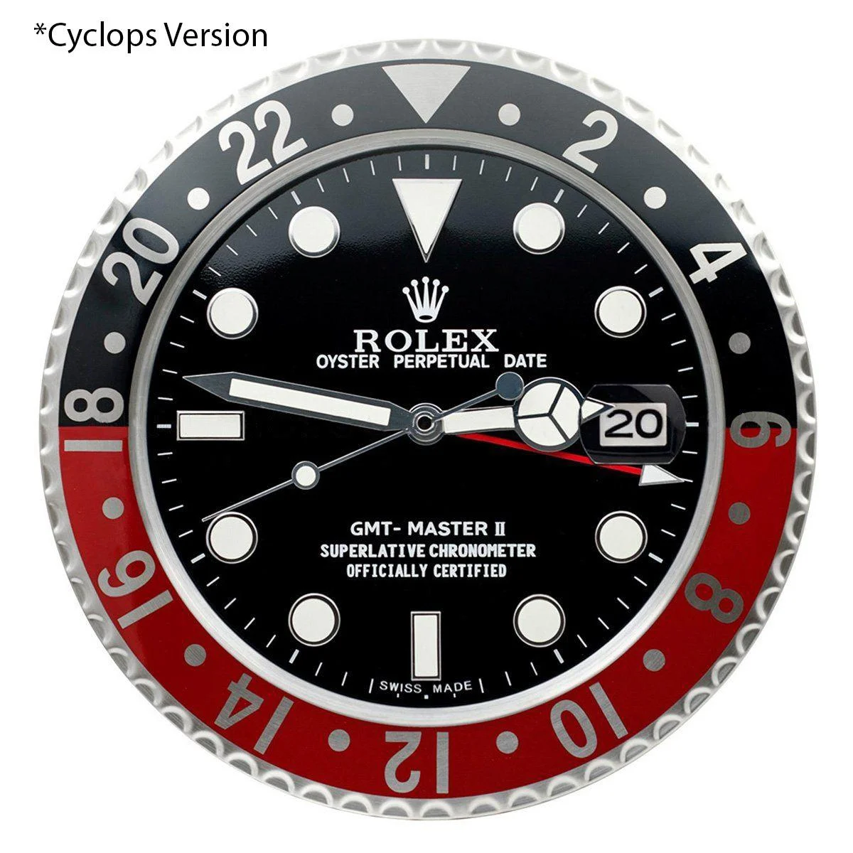 ROLEX WALL CLOCK – GMT MASTER II ‘COKE’