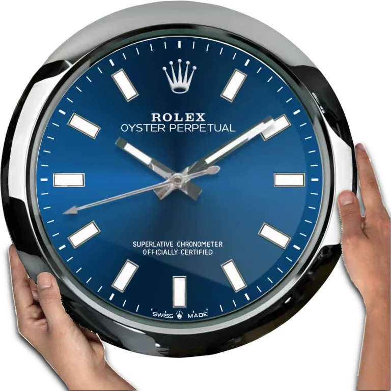 ROLEX WALL CLOCK – OYSTER PERPETUAL BLUE
