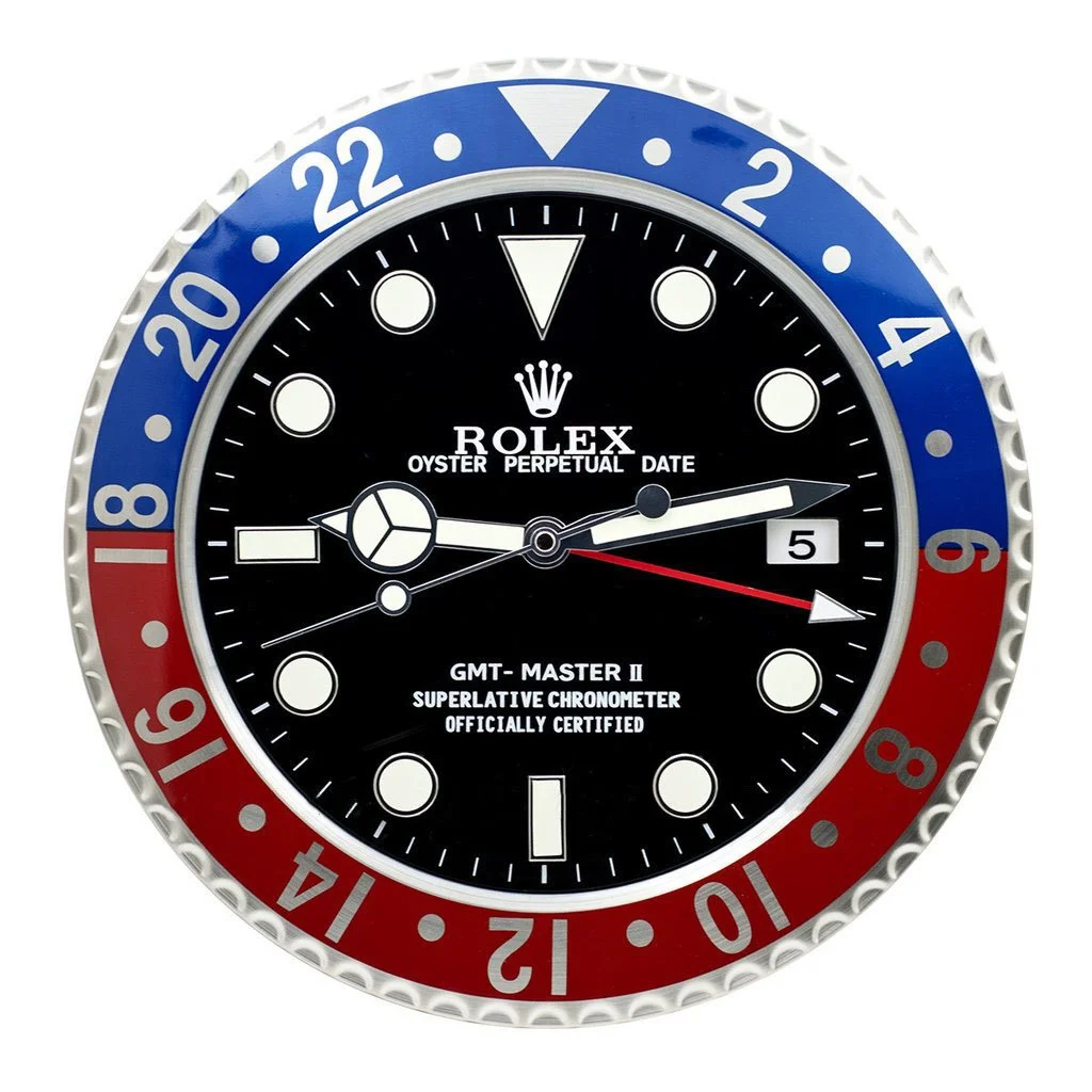 ROLEX WALL CLOCK – “XL” GMT MASTER II