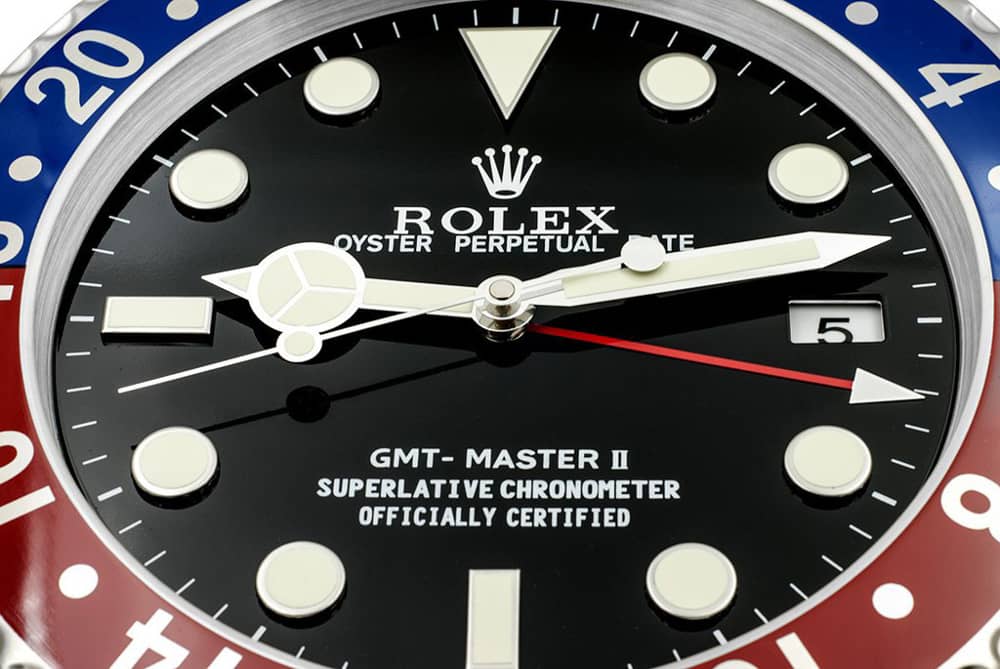 ROLEX WALL CLOCK – “XL” GMT MASTER II